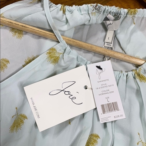 Women’s Large Joie sleeveless shirt light blue - Picture 5 of 6